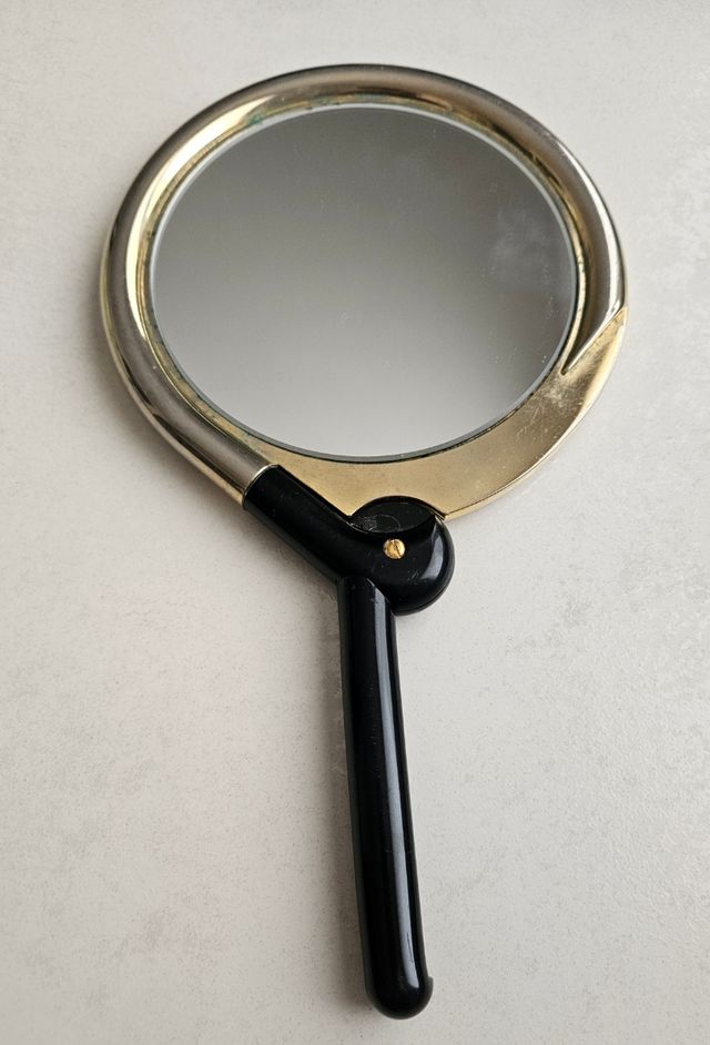 Specchio vintage portatile e girevole