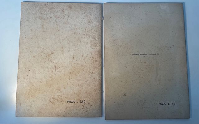 Libretti vintage originali anni ‘40 Edizioni rare