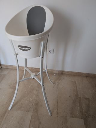 Bañera Shnuggle con soporte | Ideal recién nacidos