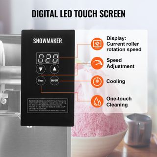 Macchina Ghiaccio a Fiocchi di Neve Commerciale 18