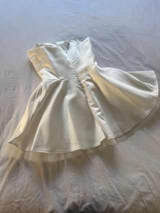 Vestido fiesta cocktail strapless / boda / noche