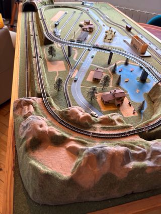 Maqueta tren escala N