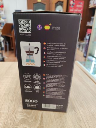 Cafetera MoKa 9 Tazas SOGO