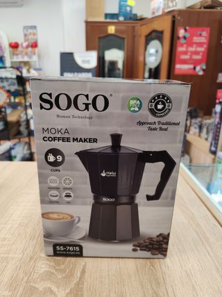 Cafetera MoKa 9 Tazas SOGO
