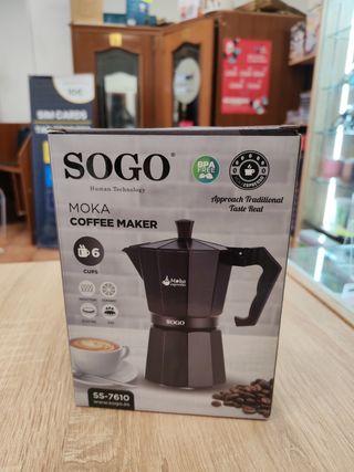 Cafetera MoKa 6 Tazas SOGO
