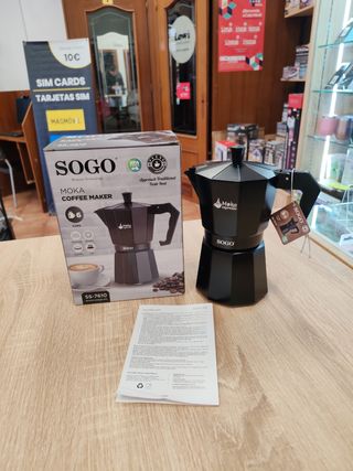 Cafetera MoKa 6 Tazas SOGO