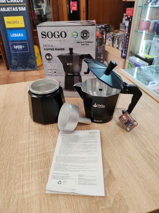 Cafetera MoKa 6 Tazas SOGO