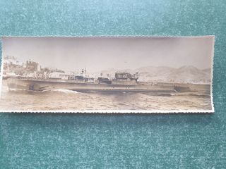 LOTE 5 FOTOGRAFIAS DE SUBMARINOS ARMADA ESPAÑOLA