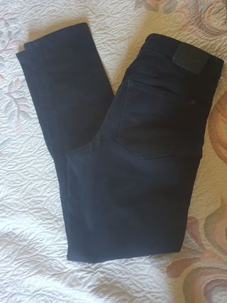 Pantalón largo vaquero negro HyM de chico