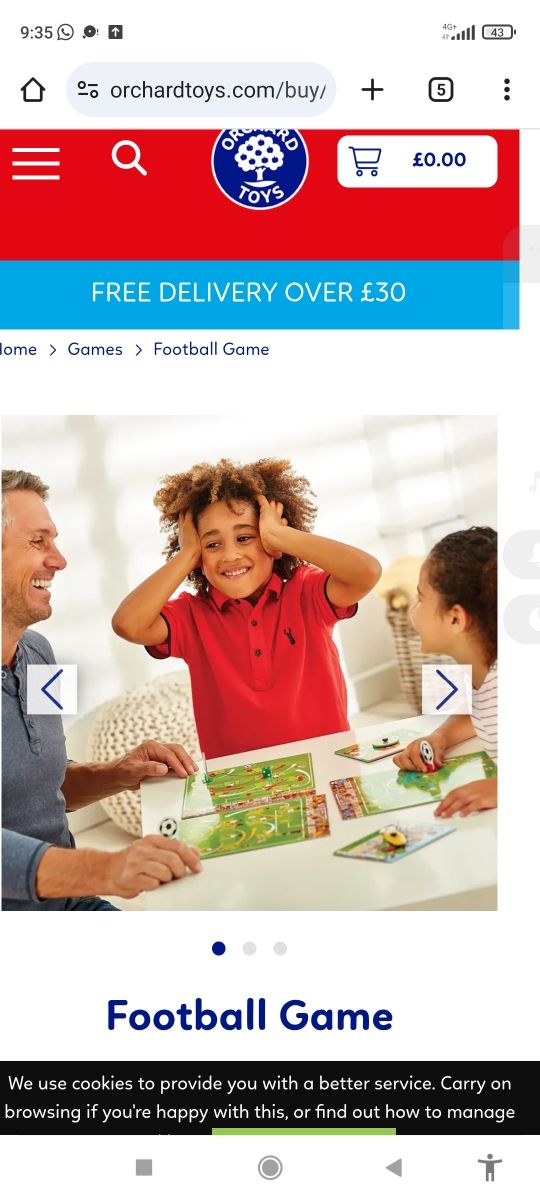 Juego de mesa - Football game