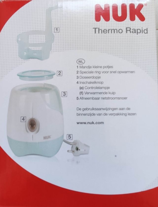 Calientabiberones rápido Nuk