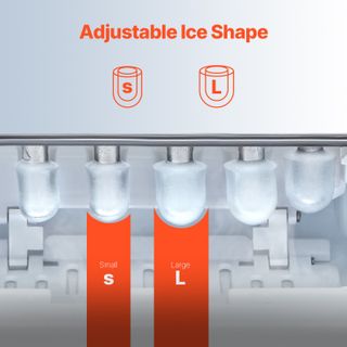 Macchina per Ghiaccio Proiettile da Tavolo Serbato