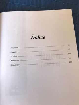 Temario preparacion oposiciones Mates