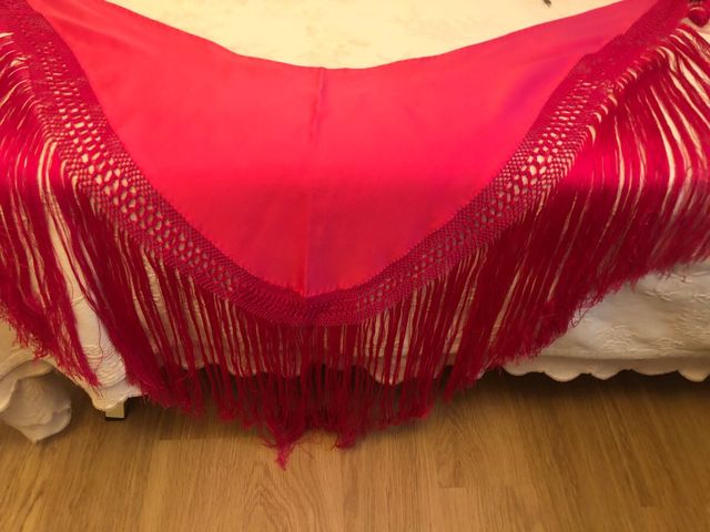 Mantoncillo blanco y rosa