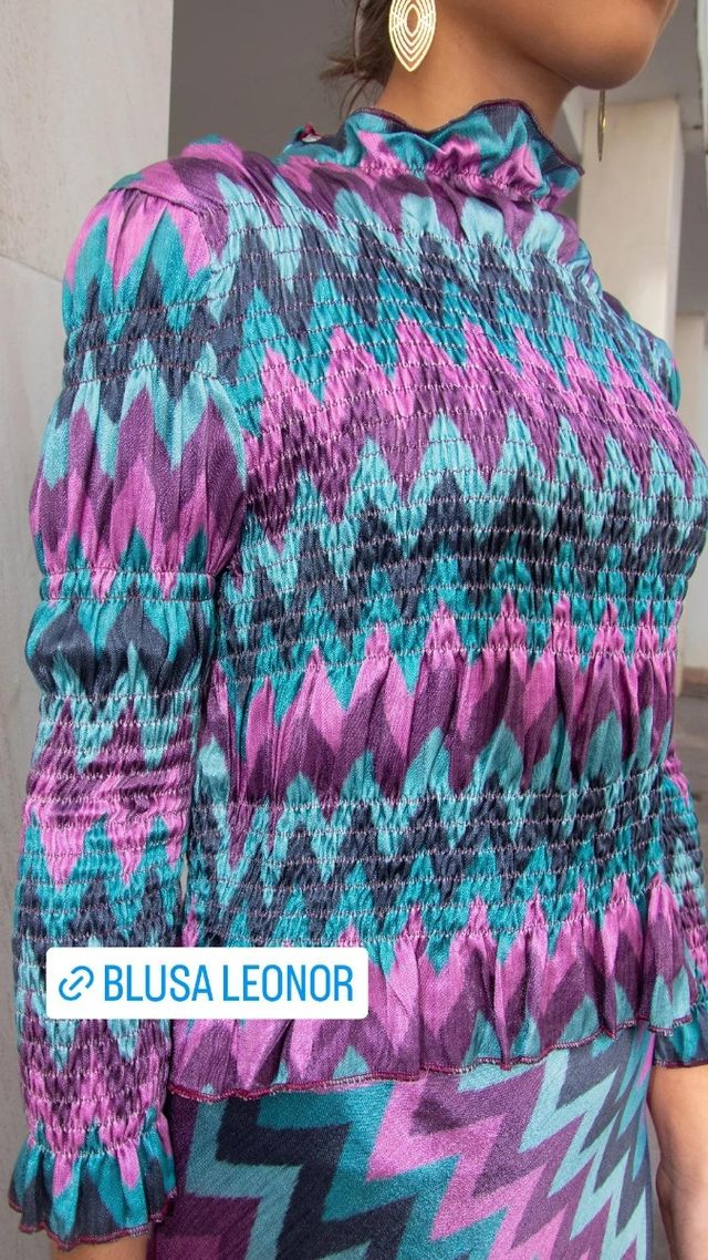 Blusa Engomada Satén