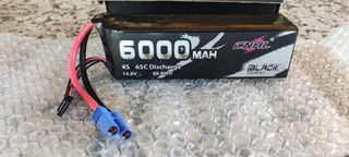 Bateria 14,8v LiPo 4S NUEVA 6000mAh EC5