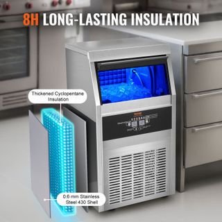 Macchina Ghiaccio a Cubetti Uso Commerciale Compat