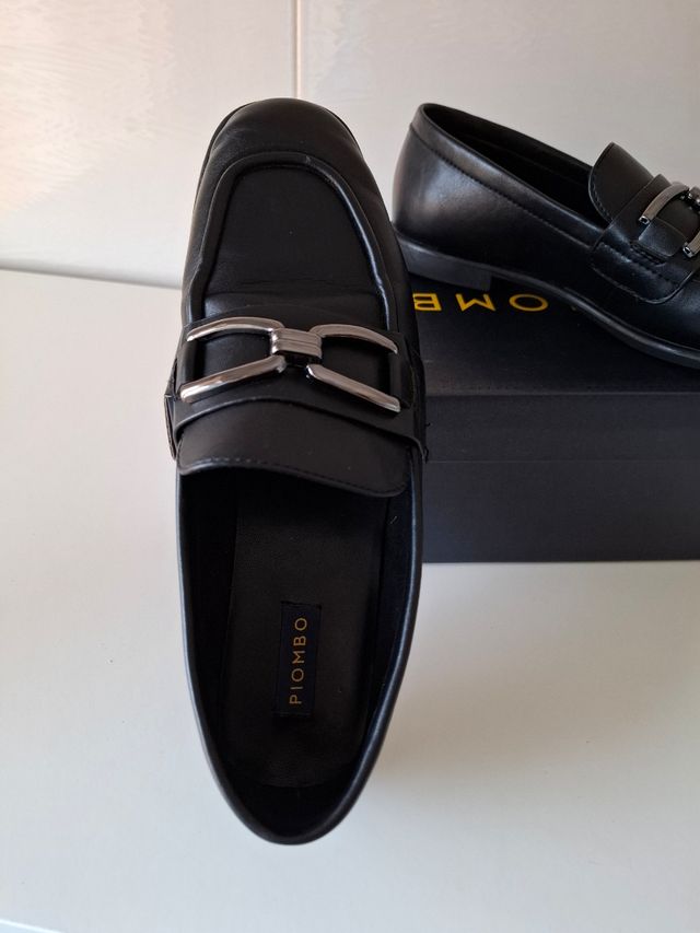 Mocassini neri donna