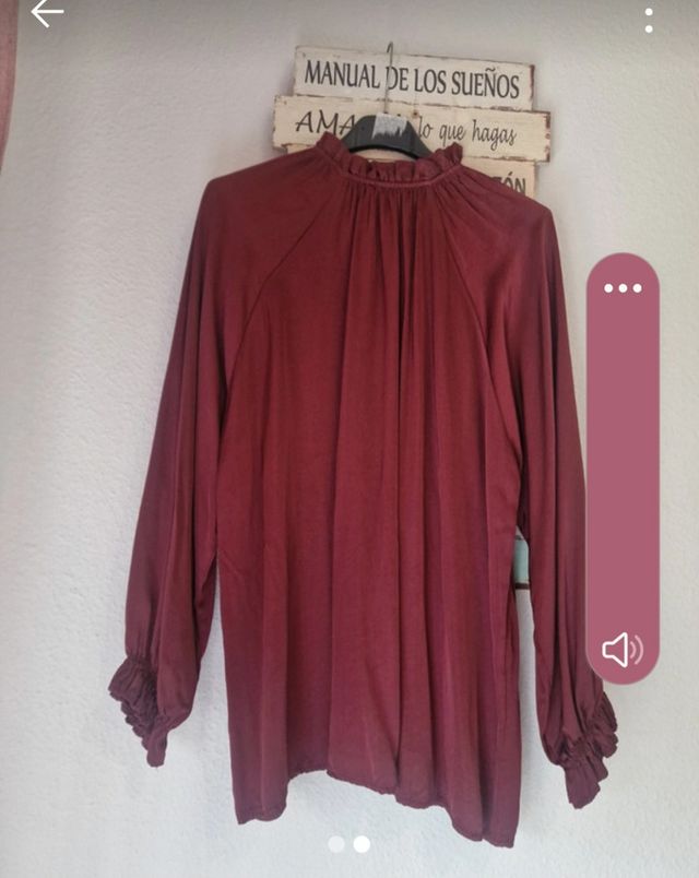 Blusa Satén Caldera