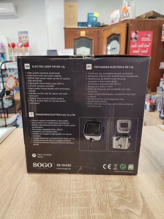 Freidora Eléctrica 1,5L SOGO