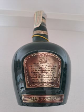 Botella antigua Chivas Royal Salute coleccionista
