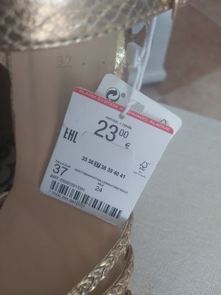 Sandalias verano con plataforma en corcho prensado