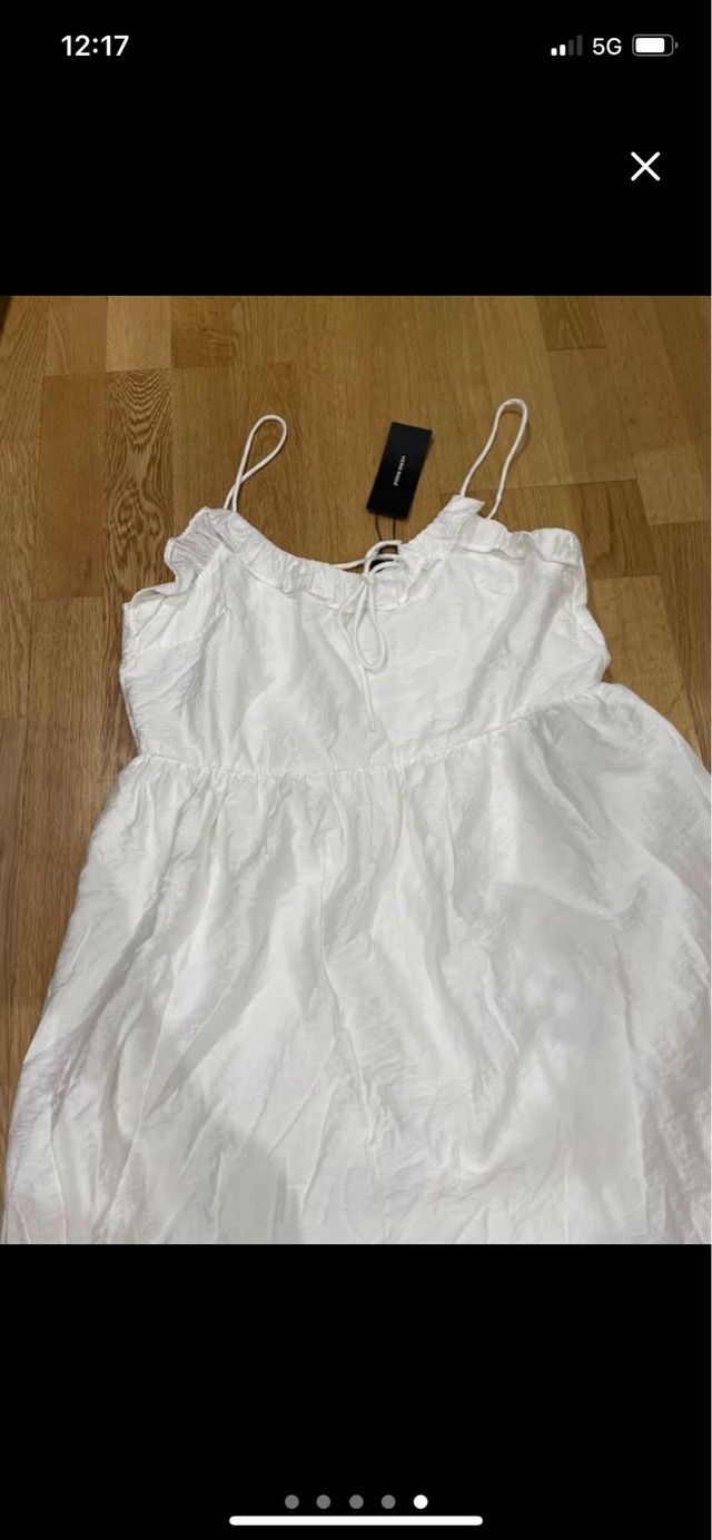Vestido blanco de mujer talla M