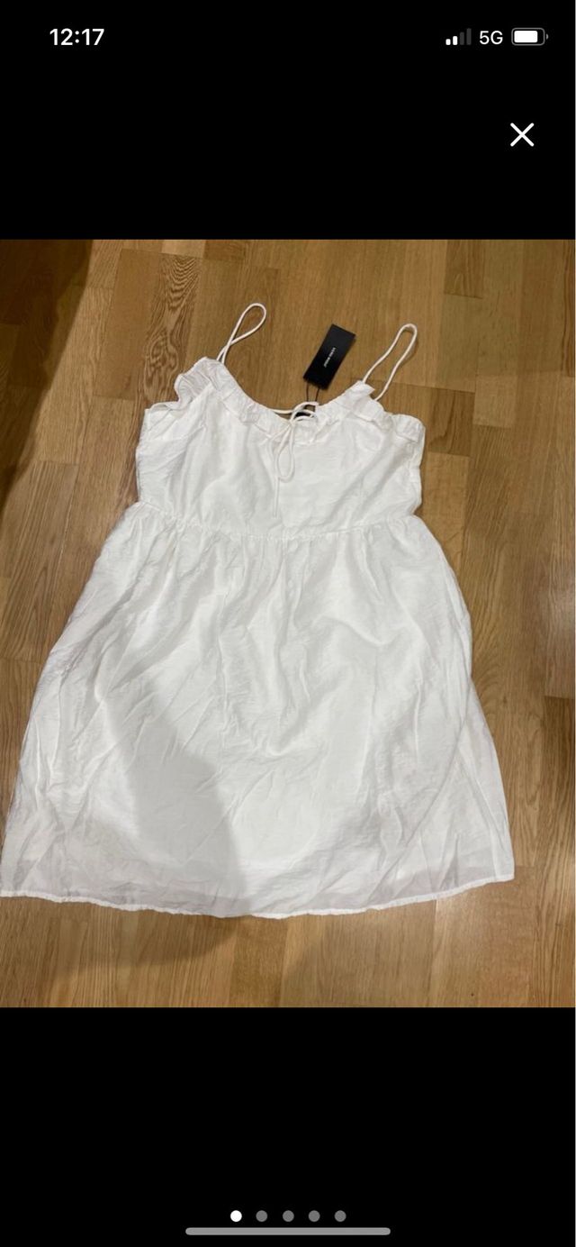 Vestido blanco de mujer talla M