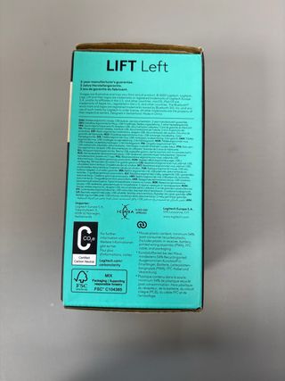 Logitech Lift Left Ratón Ergonómico Vertical de mano izquierda 