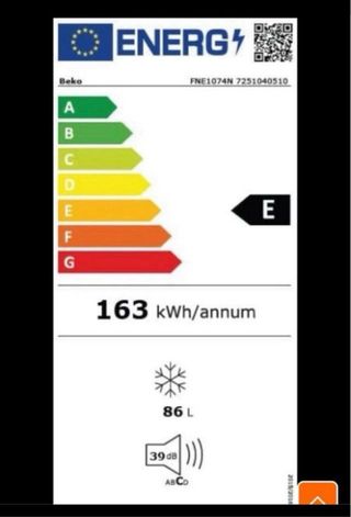 Congelador Beko NO FROST bajo encimera. SIN USAR!!