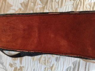 Bolso de ante hecho a mano