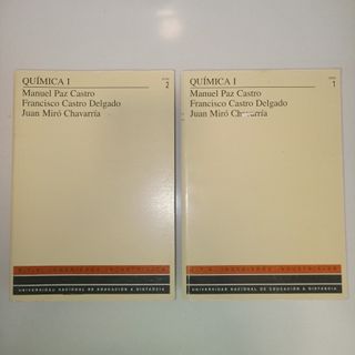 QUIMICA I UNED 2 TOMOS ETS INGENIEROS INDUSTRIALES