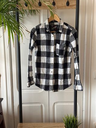 Camisa cuadros Superdry talla M