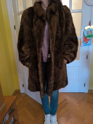 Abrigo de mujer de Piel