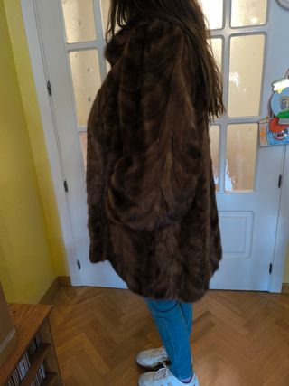 Abrigo de mujer de Piel