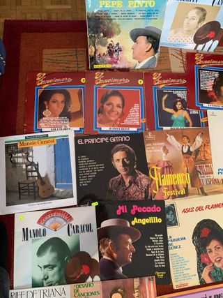 LOTE DISCOS VINILO flamenco coplas