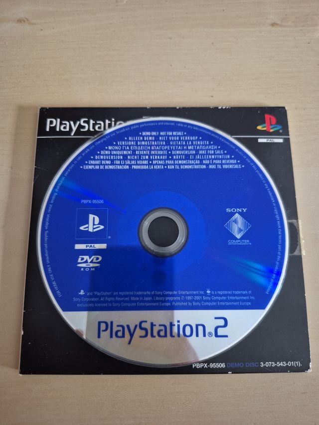 Disco de Demostración Original - PS2