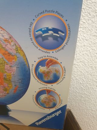 Puzzle Ball globo terraqueo.