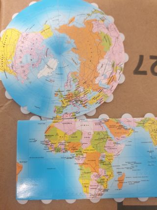 Puzzle Ball globo terraqueo.