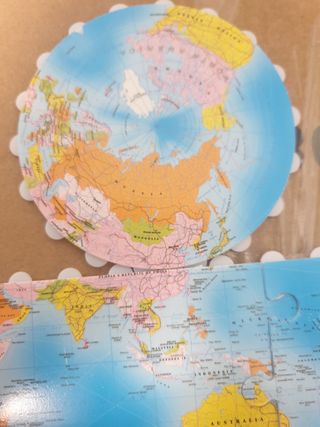 Puzzle Ball globo terraqueo.