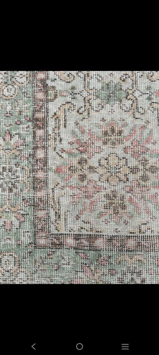 Alfombra vintage persa lana y seda