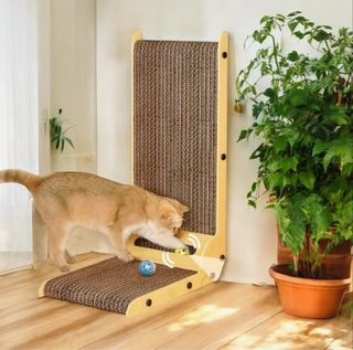 Tiragraffi in legno e cartone spesso tiragraffi