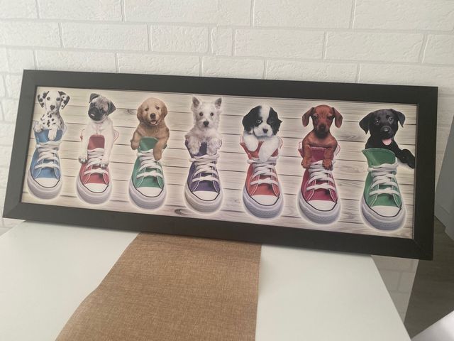 Cuadro infantil perritos