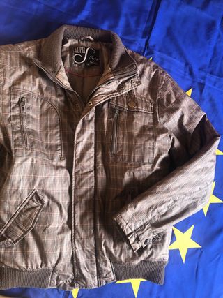 Chaqueta tipo Barbour impermeable