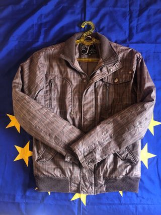 Chaqueta tipo Barbour impermeable