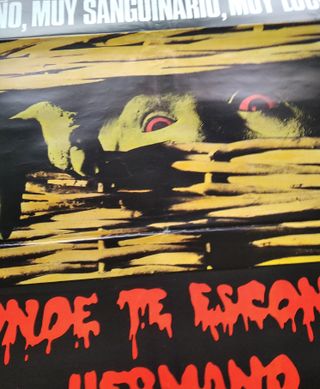 Donde te Escondes Hermano. 1892 Cartel original de