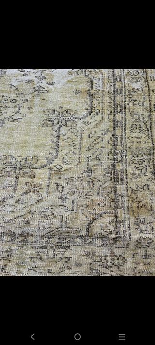 Alfombra vintage persa lana y seda.