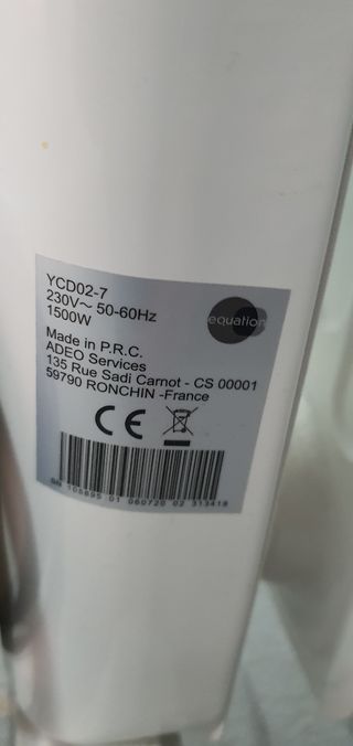 Calefactor de aceite 