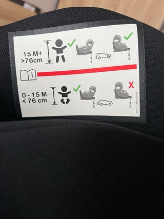 Silla bebe para el coche 0/4 años