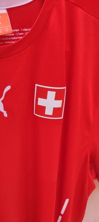 Maglia Puma Svizzera 2014-15.